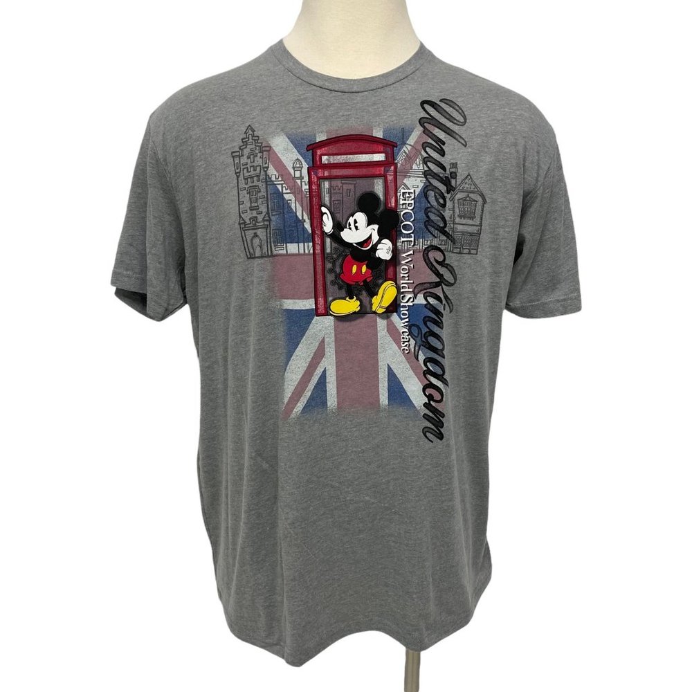 Disney Men's pullover tee short sleeve Gray crew neck size XXL